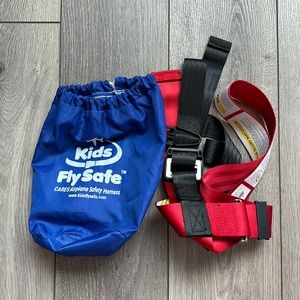 Kids Fly Safe CARES airplane safety harness.